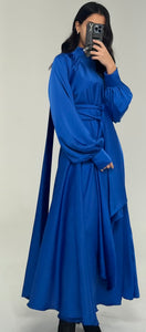 Blue Silk Caftan