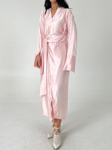 Rose Silk Caftan