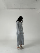 SILVER Silk Caftan