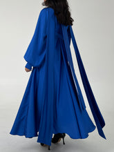 Blue Silk Caftan