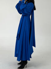 Blue Silk Caftan