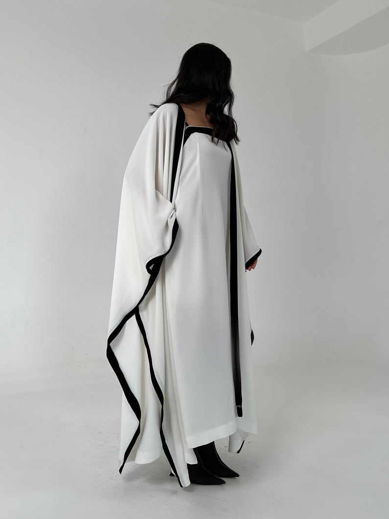 Offwhite Bisht Set