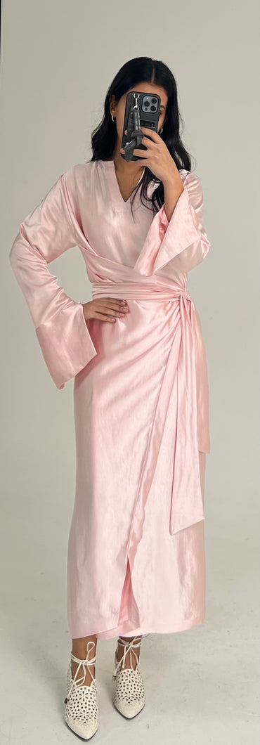 Rose Silk Caftan