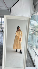 YELLOW PLAID WRAP DRESS