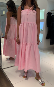 PINK LOGO DRESS