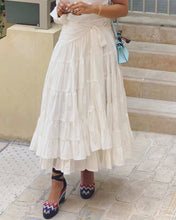 WHITE WAVES SKIRT