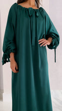 Royal Green Silk Caftan
