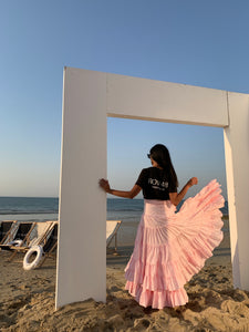 PINK WAVES SKIRT