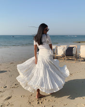 WHITE WAVES SKIRT