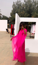 Pink Chiffon Caftan