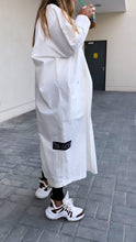 OFF-WHITE OVERSIZED SIDE-LOGO COAT