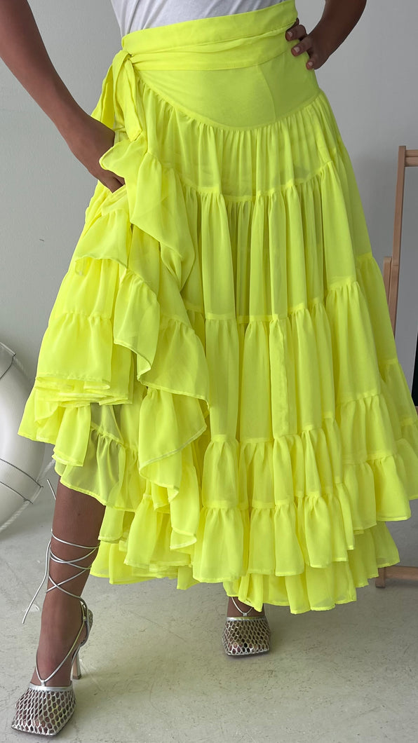 NEON WAVES SKIRT