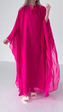 Pink Chiffon Caftan