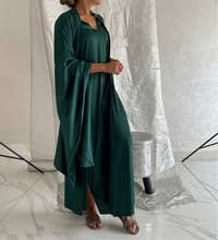 Emerald Green Silk Caftan