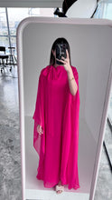 Pink Chiffon Caftan