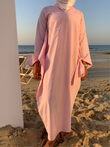 PINK WRAP DRESS