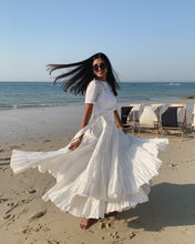 WHITE WAVES SKIRT