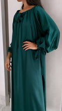 Royal Green Silk Caftan