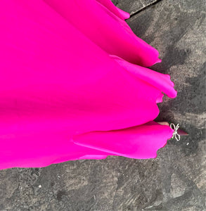 Fuchsia Chiffon Caftan